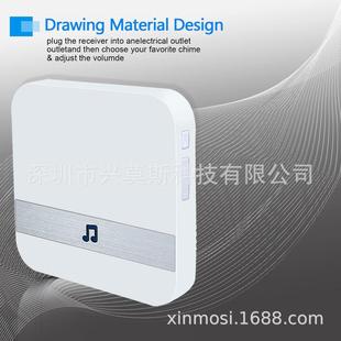 门铃无线门铃家用门铃电子门铃音乐门铃远距离欧规美规p5