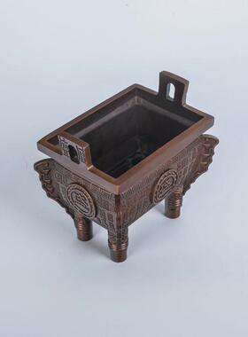 工厂直供工艺品摆件鼎摆件鼎盛千秋客厅办公室开业礼品四方鼎黄铜