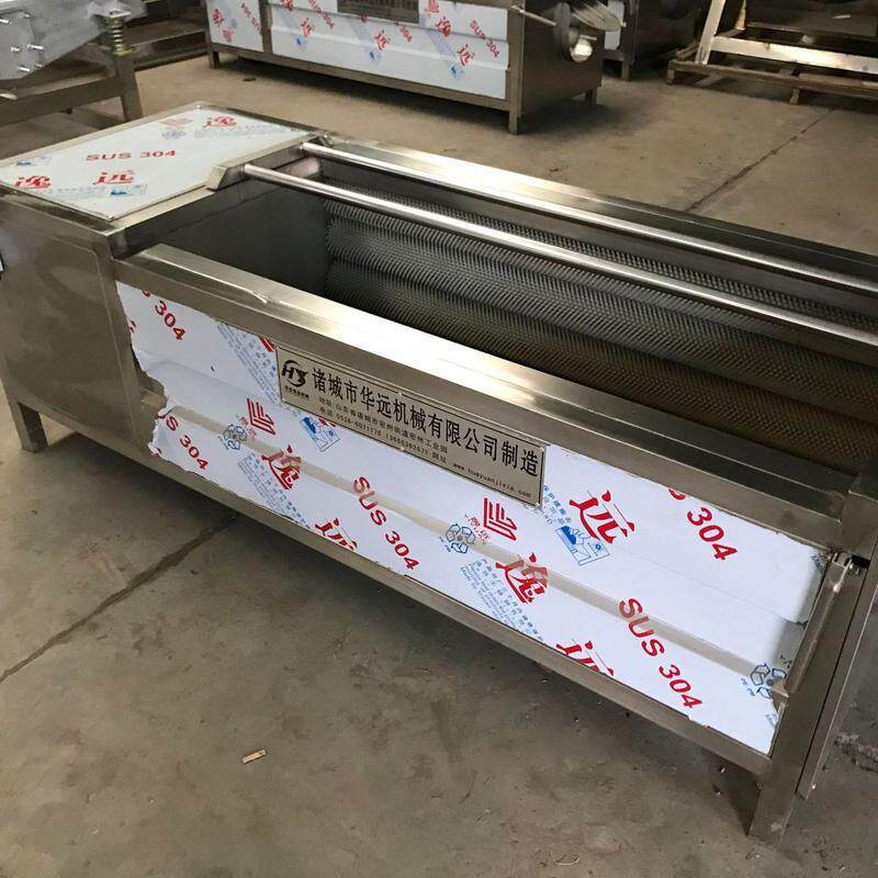 小型芋头毛刷去皮机大枣清洗机莲藕清洗加工流水线加工定制