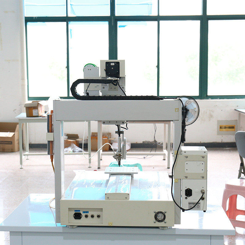 四轴单头单平台自动焊锡机设备441r自动化加大焊锡机自动焊锡机