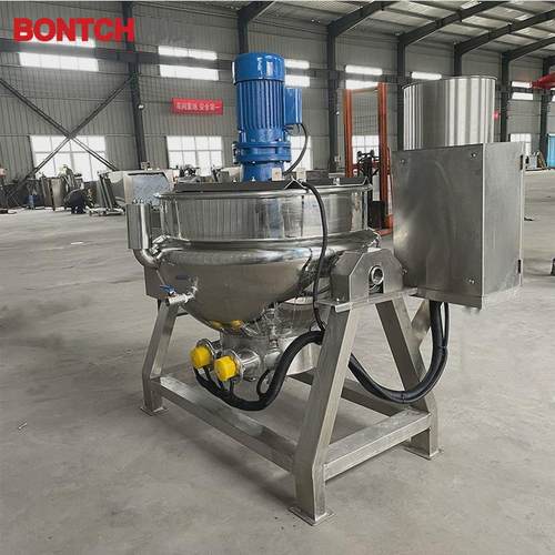 电加热凉粉搅拌熬制透明锅马蹄糕蒸煮锅商用自动搅拌夹层锅