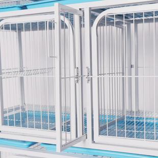 热销猫笼三层猫笼子繁育笼繁殖猫笼鸽子笼带殖平台展示笼养隔断猫