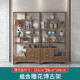 家用多宝阁博古架客厅中式 收藏陈列柜多层书架实木茶室茶叶展示柜