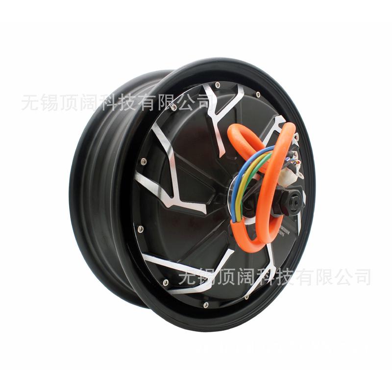 DKYS顶阔轮毂电机72V12寸45H5000W电动车电摩电机马达双霍尔增强