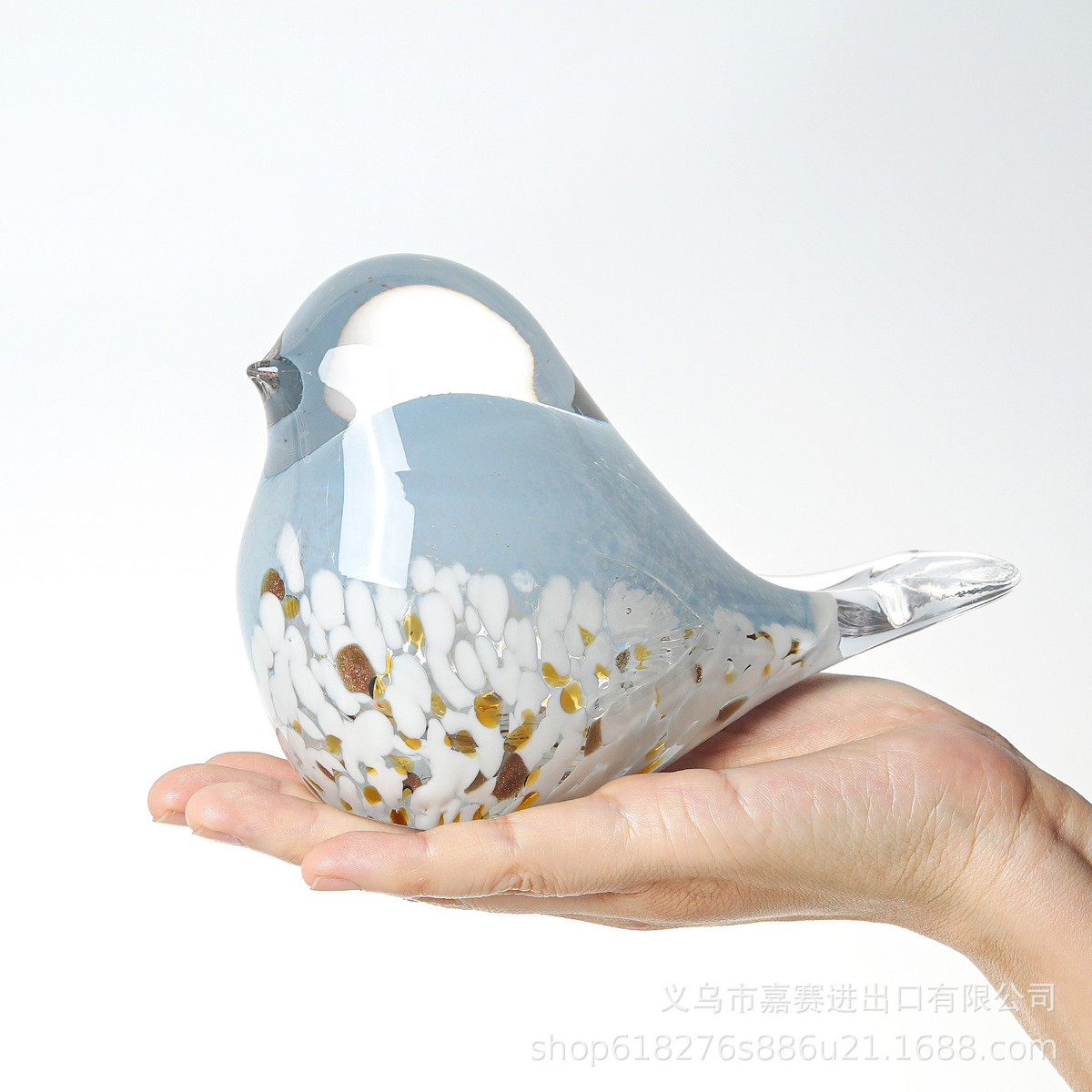 水晶工艺品桌面客厅家居装饰仿真创意彩色渐变胖鸟卡通可爱摆件,家居饰品,装饰摆件,淘宝优惠券,粉丝福利购,淘宝优惠卷