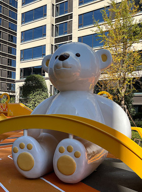 雕塑玻璃钢雕塑摆件玻璃钢动物户外商业美陈摆件玻璃钢卡通雕塑