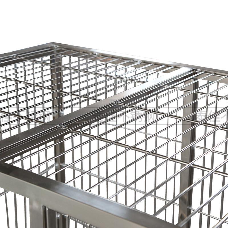 可定狗笼子不锈钢方管钢丝宠物笼金毛萨摩耶犬狗笼猫笼金刚笼