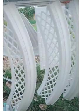 厂家玻璃钢北欧硅胶白色文化背景墙精品石膏线标准圆弧生产模具