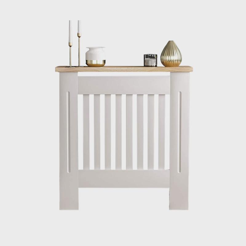 家用简约木质暖气片罩可拆卸卧室客厅防尘架暖气片散热罩壁炉柜