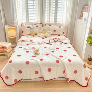 简约款乳胶凉席夏被四件套组合床笠款可纯色单卖乳胶软席礼品批发