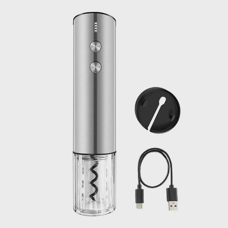 家用工具电动红酒开瓶器厨房多功能不锈钢自动葡萄酒启瓶器开酒器