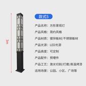 户外太阳能景观灯方形灯3米3.5米led路灯防水小区公园文旅庭院灯