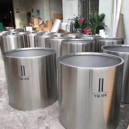 爆款不锈钢花箱组合户外酒店花坛商业广场树池售楼部花盆室内花槽