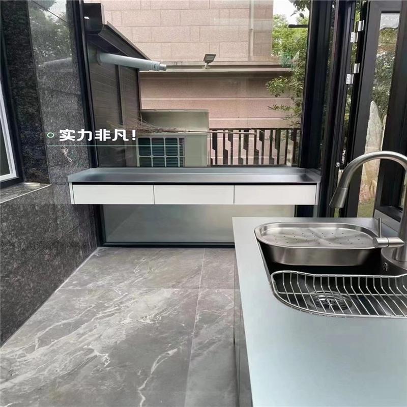 304不锈钢材质实心耐刮花台中岛岛台橱柜吧台面台厨房台面加工