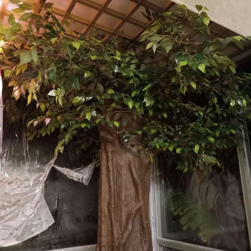 室内绿植景观大型假树仿真枫树仿真榕树古人造榕树酒店装饰盆景