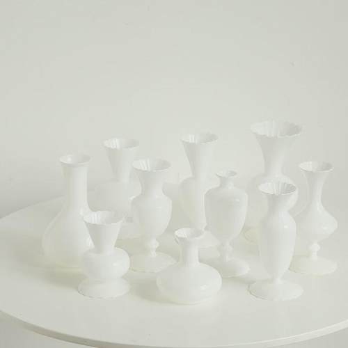 新款ins花瓶时尚洛可可小花瓶玻璃插花养花瓶迷你水培桌面摆件批