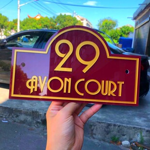 出口酒店防金属亚克力楼层门牌楼栋号数字部门宾馆办公室门牌门号