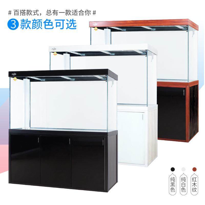 客厅家用小型鱼缸水族箱玻璃生态长方形现代简约免换水金鱼缸创意