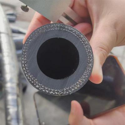 高压胶管液压钢丝煤矿排水用大口径胶管编织高压胶管法兰橡胶管