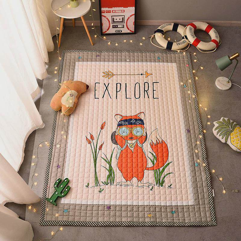 新款棉质防滑爬爬垫宝宝爬行垫加厚地垫客厅地毯布艺可折叠垫子,居家布艺,家用脚垫,淘宝优惠券,粉丝福利购,淘宝优惠卷