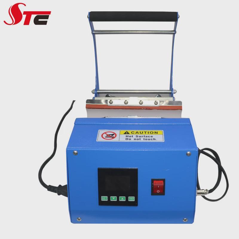 手动热转印烫杯设备烫画机触摸屏礼品杯烫图印花烤杯机