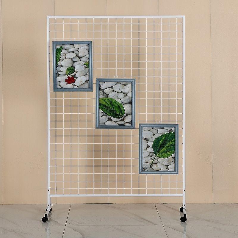 铁艺铁网格网架铁丝网展示网格幼儿园作品置物架收纳货架网格挂钩