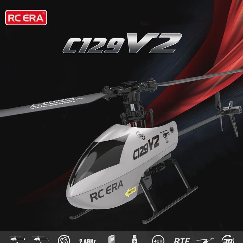 跨境四通道129V2会翻跟斗遥控特技直升机单桨无副翼定高直飞机模