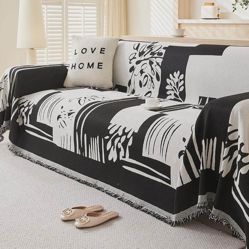 雪尼尔沙发盖布提花透气沙发盖巾简约现代全包沙发套罩沙发毯巾,居家布艺,沙发垫,淘宝优惠券,粉丝福利购,淘宝优惠卷