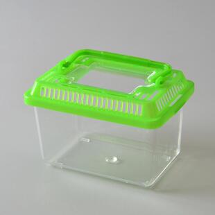 大中小号盒手提乌龟盒宠物饲养运输鱼儿童透明塑料金鱼缸乌龟缸