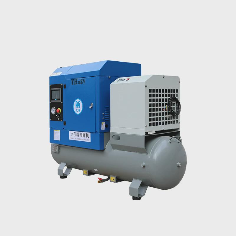 热销螺杆式空压机储气罐冷干机气泵整套7.5/3.7/4.5kw热销一体机2