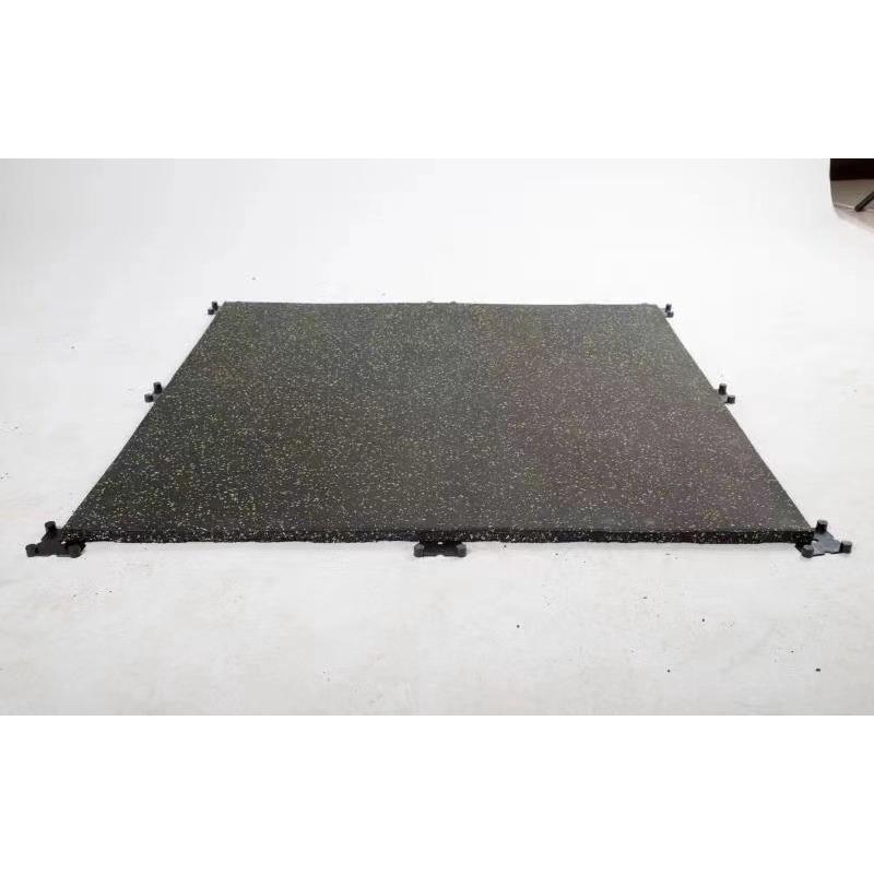 锁扣卡扣橡胶健身房减震垫健身地垫公园幼儿园户外地垫地垫保护垫