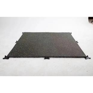 锁扣卡扣地垫健身房减震垫健身地垫公园幼儿园户外橡胶地垫保护垫