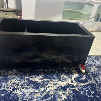 pp塑料黑色箱家用养殖种龟箱乌龟龟箱繁殖池龟缸带沙池晒台爬台