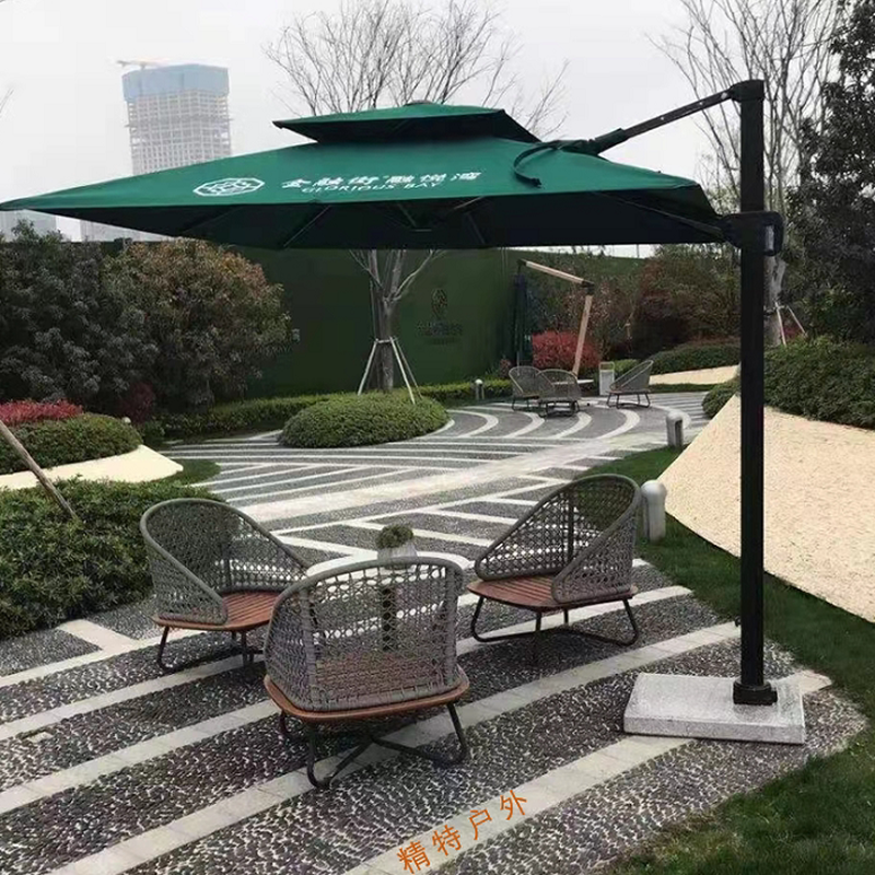 新款咖啡店伞摆遮阳伞室外伞庭院伞摆摊外店铺遮阳伞罗马伞户外大