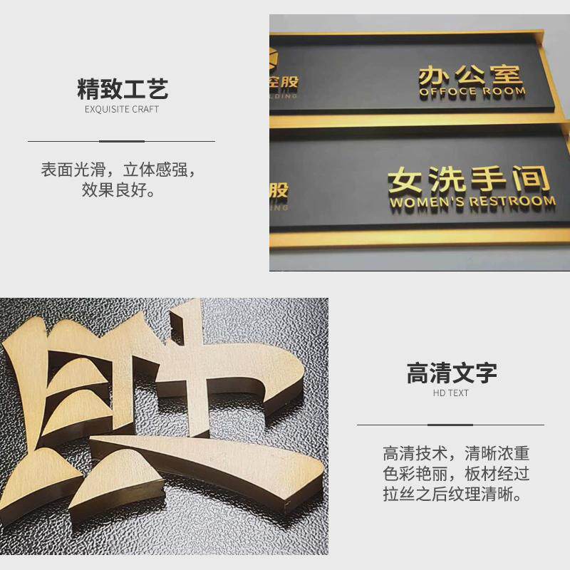 厂家定制房地产小区工厂楼栋号门牌号指示牌导视牌方向牌