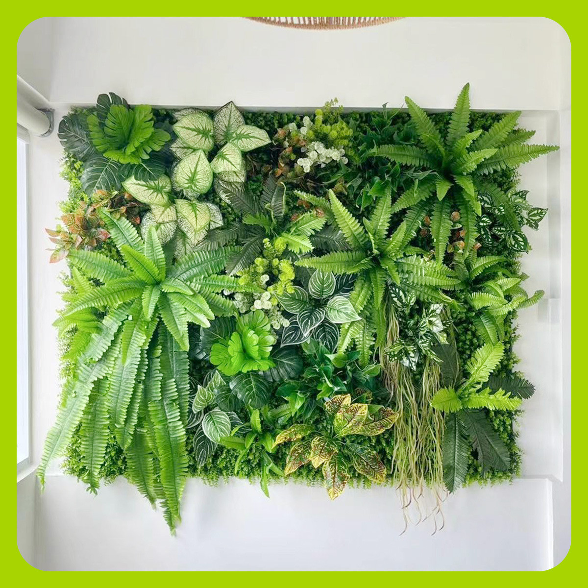 假草坪仿真植物墙阳台塑料室内装饰背景户外绿化人造墙仿生绿植墙