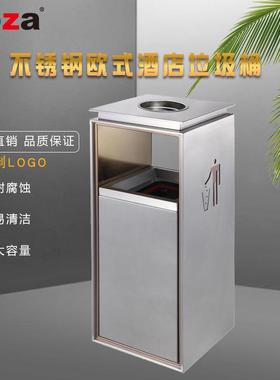 热销不锈钢滑导轨写字楼垃圾桶酒店宾馆走廊购物中心商场人仔室内