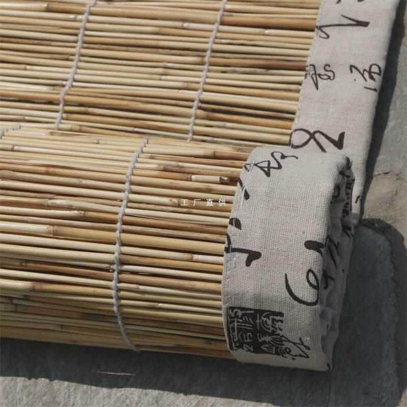 草编隔断复古窗帘芦苇帘子遮阳遮光草帘子墙面装饰芦苇帘竹帘卷帘