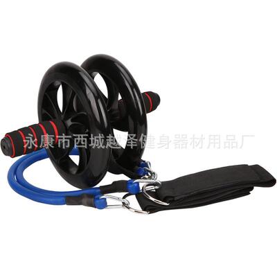 健腹轮练腹肌健身器材男士腹自动回弹收腹卷家用轮滚轮健腹器