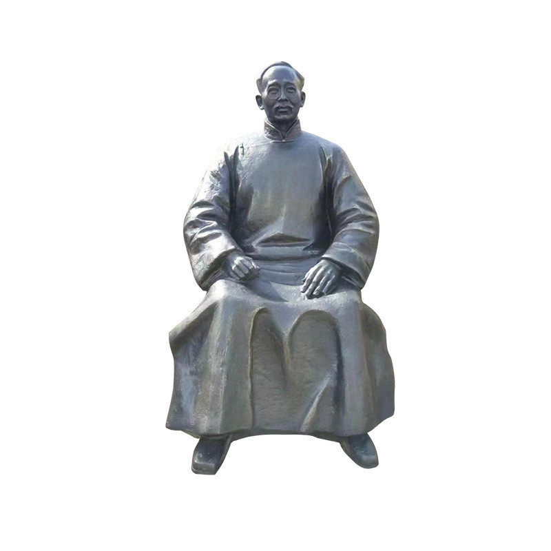 玻璃钢人物雕塑广场小区校园历史人物雕塑摆件铸铜仿铜人物雕塑