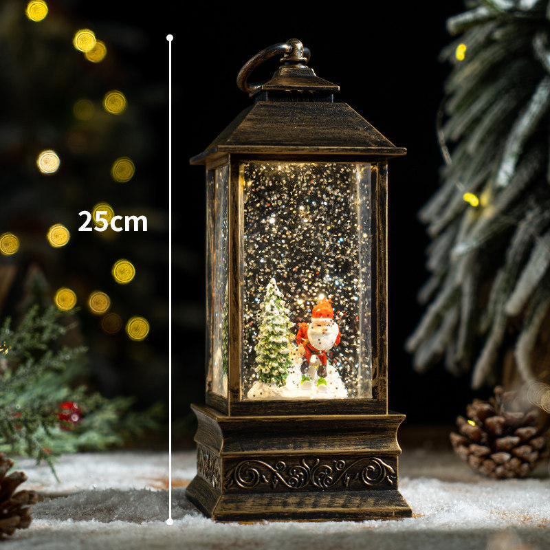 圣诞音乐花灯雪圣诞装饰圣诞节场景活动布置道具摆件圣诞饰品挂件