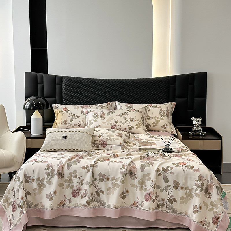 热销可莱克家纺床上用品2024新款50莱赛尔被单镂空夏天丝夏被批发