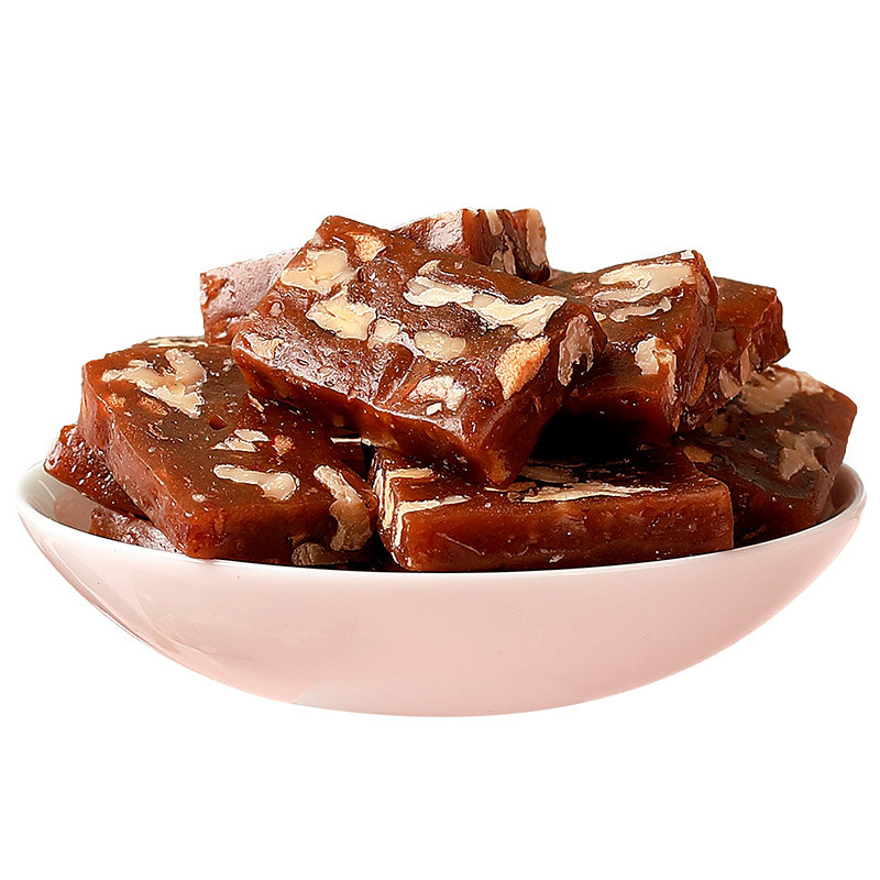 速发红枣泥夹核桃南枣糕点心枣仁派无糖精食品老年人网红零食年货