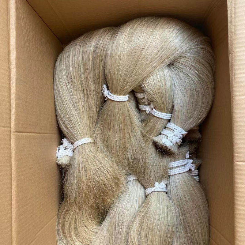 白色纯马尾漂白原白自然二胡弓马鬃尾毛制刷白色毛拂尘原料