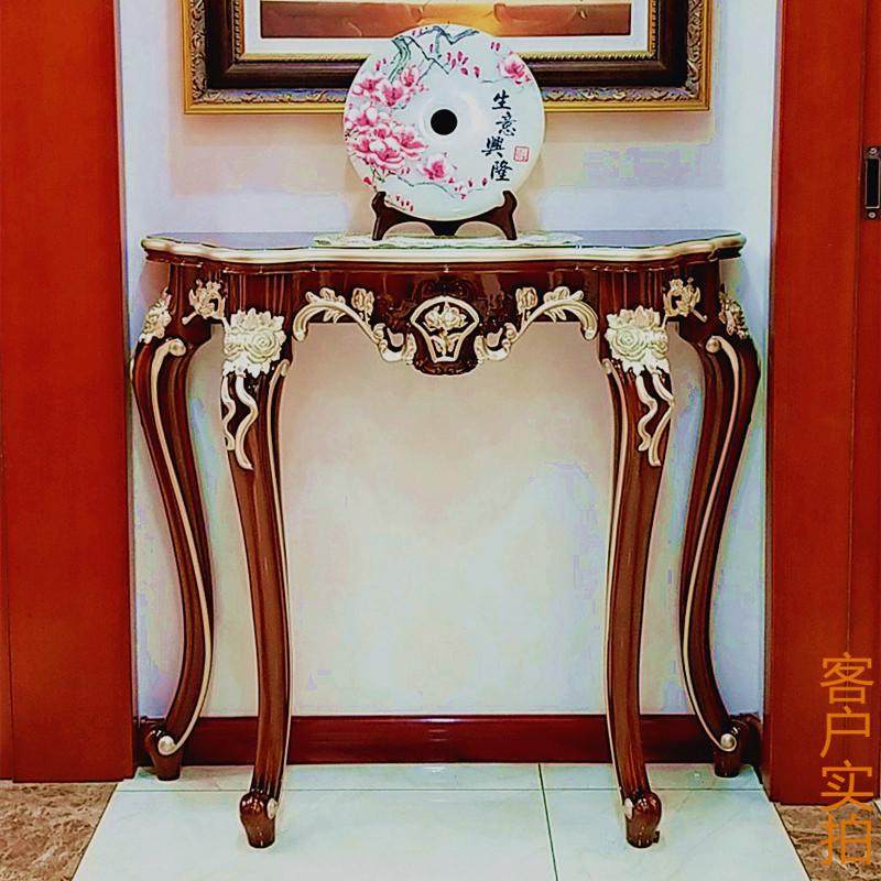 美式玄关柜桌子风门欧式轻奢靠墙厅奢华半圆置物架新中式条案供桌,家居饰品,现代装饰画,淘宝优惠券,粉丝福利购,淘宝优惠卷
