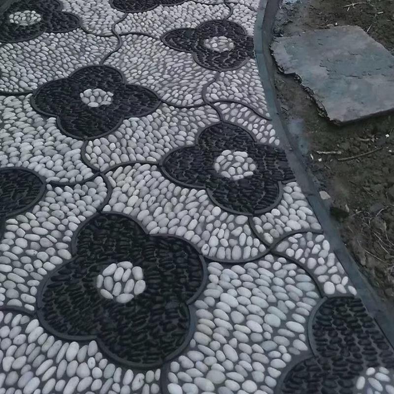 南京雨花石白色鹅卵石抛光公园水池庭院施工布景园林铺路广场石头