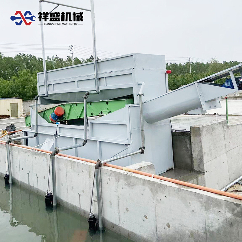 砂石分离机分离机车位混凝土商砼搅拌站全自动滚筒振动式沙石单双