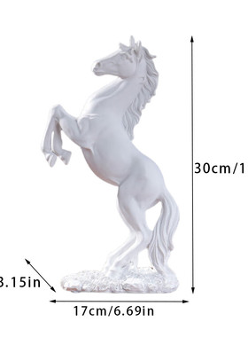 欧式腾空马装饰摆件家居酒柜办公室桌面树脂树脂工艺品摆饰