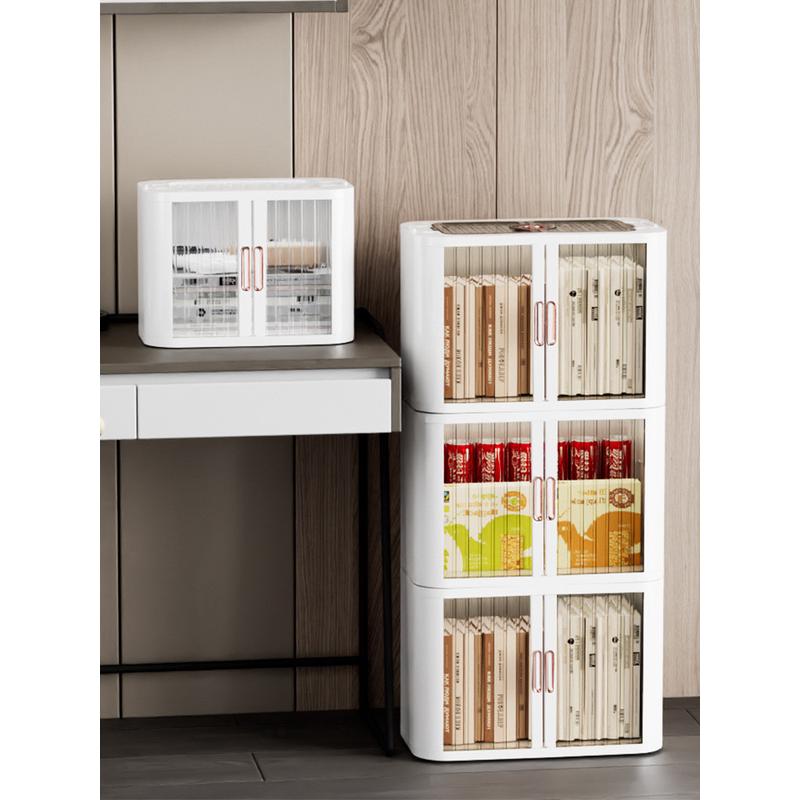 zq前开门式折叠收纳柜衣服收纳箱储物柜双开门家用塑料衣物收纳盒