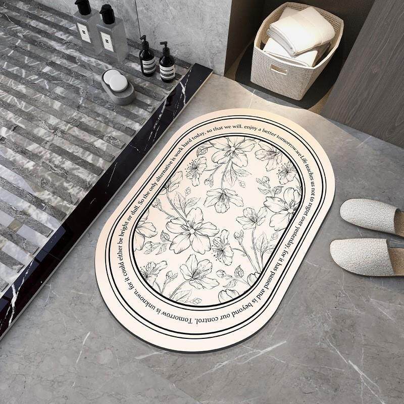 硬硅藻泥浴室吸水地垫卫生间防滑垫洗手厕所门口速干脚垫门垫进门,居家布艺,家用脚垫,淘宝优惠券,粉丝福利购,淘宝优惠卷